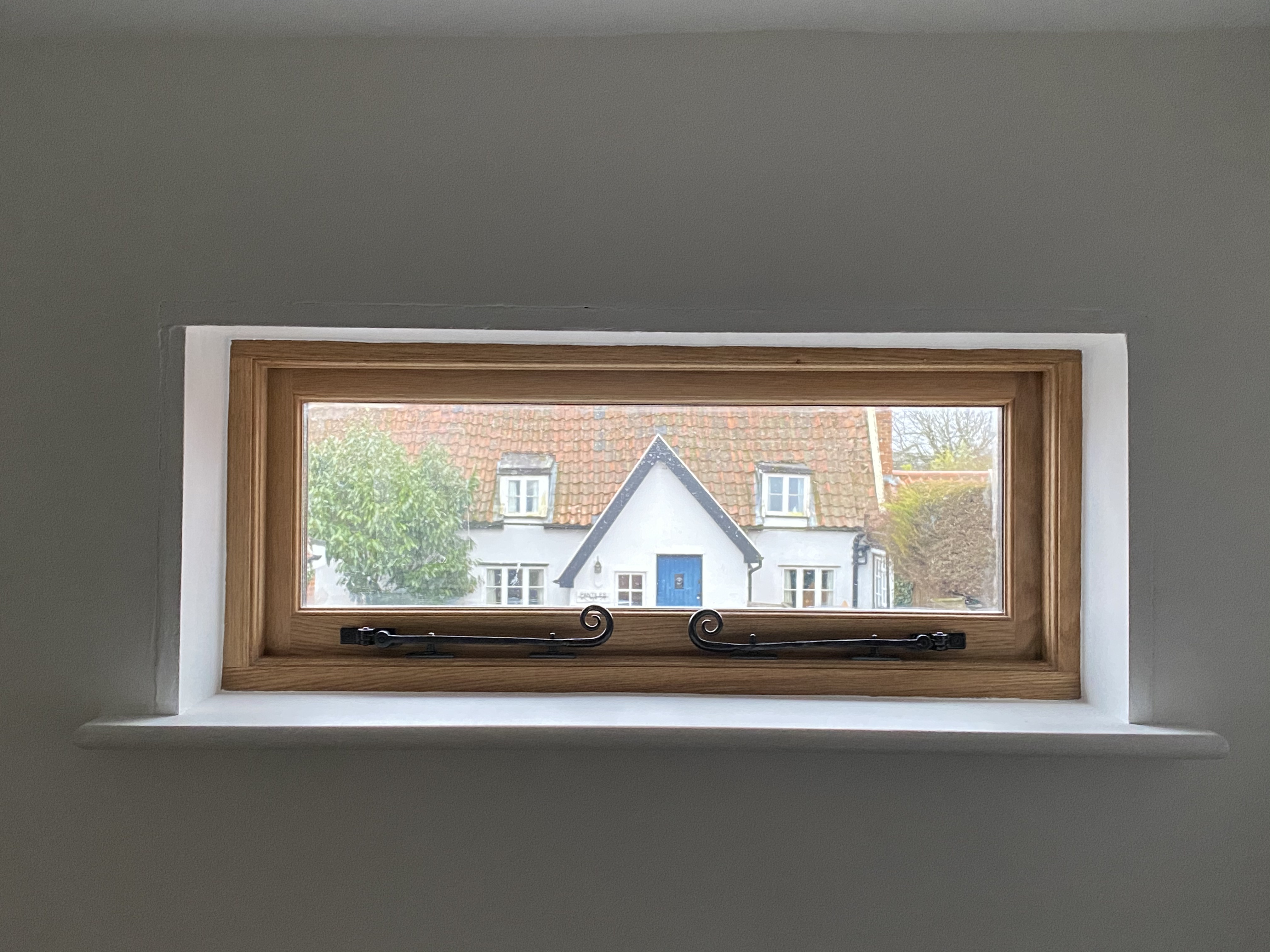 Property renovation project - Bespoke oak window