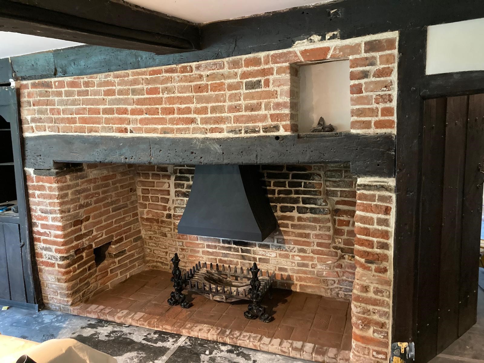 Listed Building Renovation Project - Inglenook Fireplace Repair