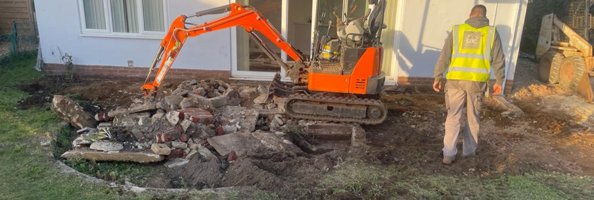 Groundsworks header Suffolk building construction services - Groundworks